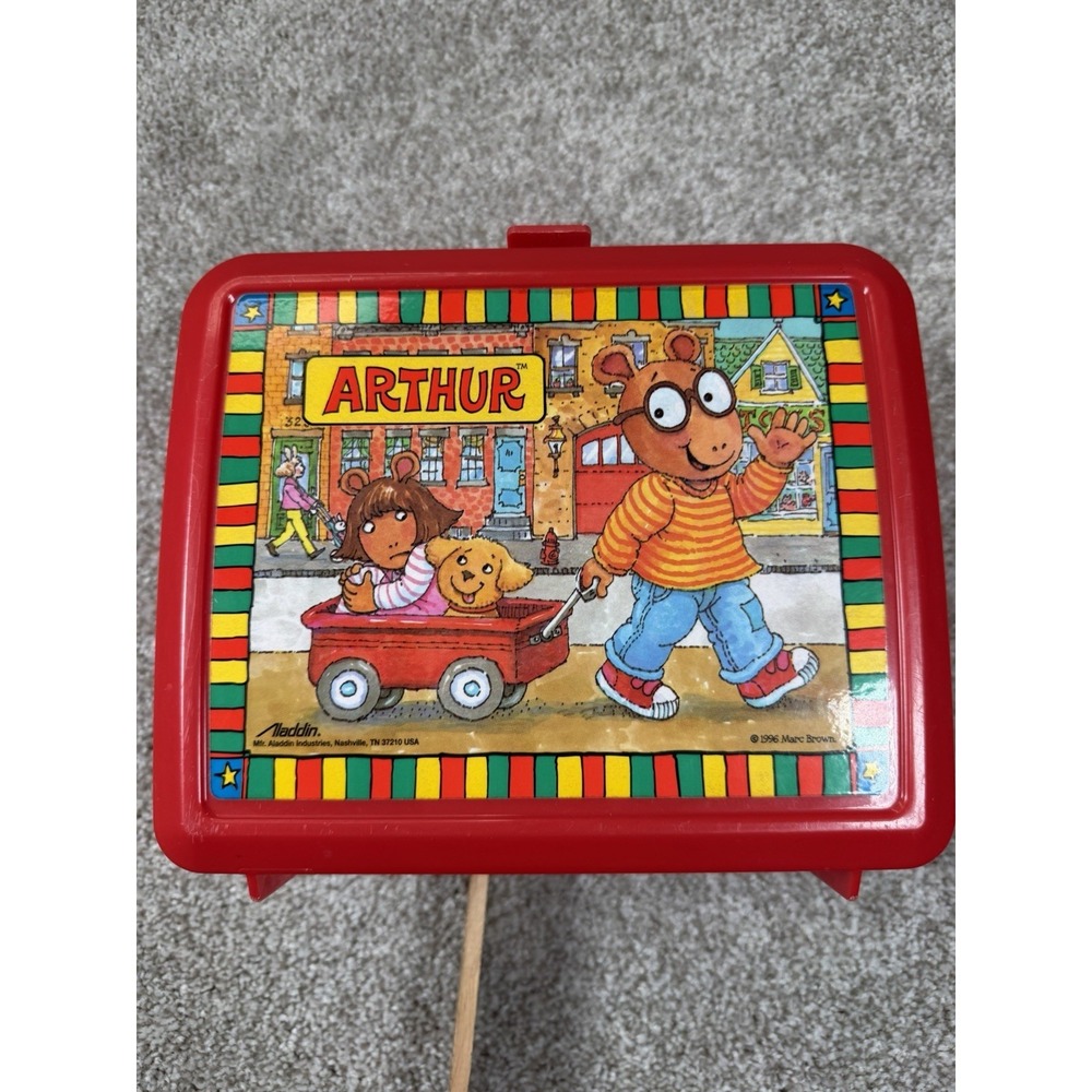 Vintage Arthur Lunchbox with Thermos Alladin PBS Kids
